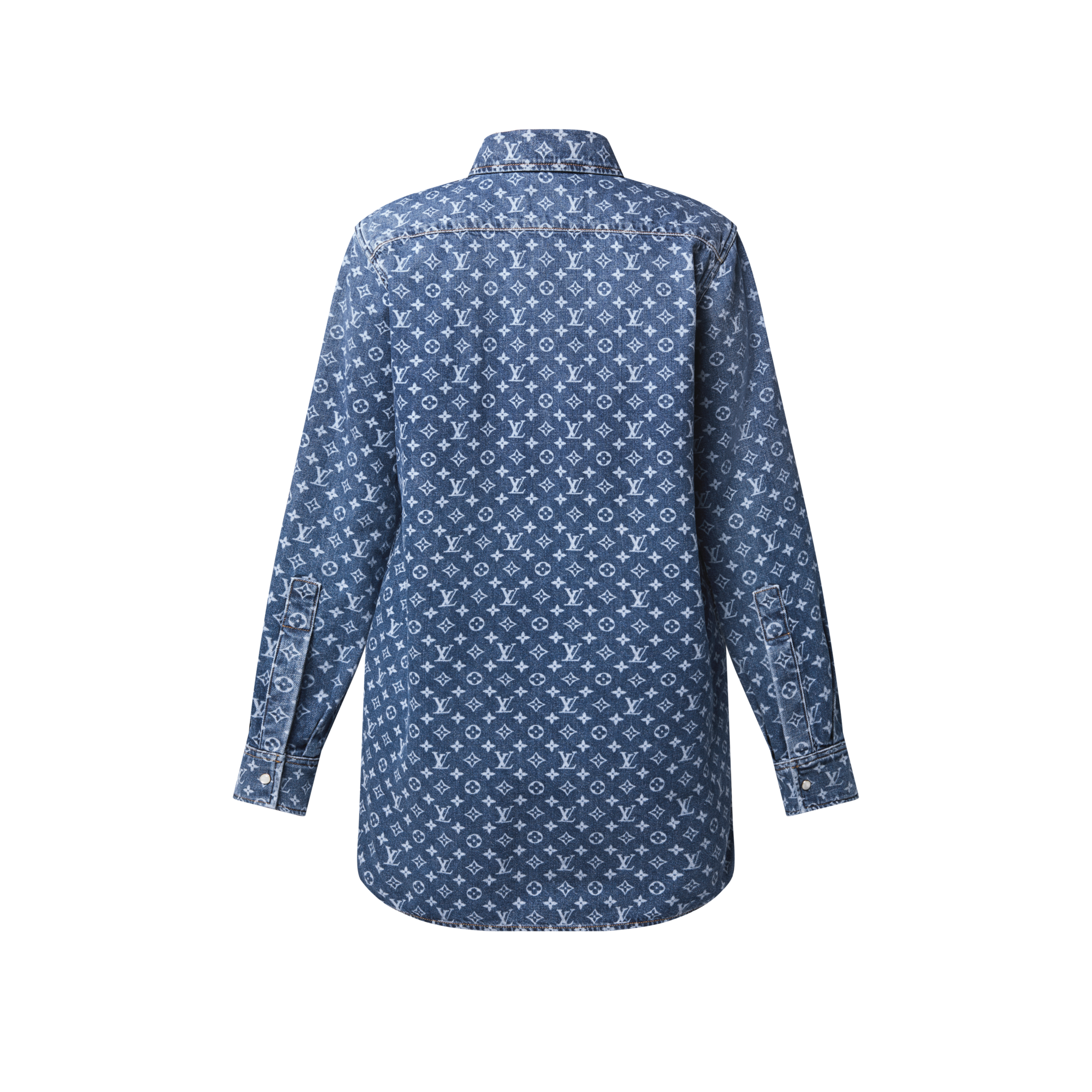 Louis Vuitton Supreme デニムシャツ LOUIS VUITTON x Supreme Denim Baseball Shirt Blue Size XXS